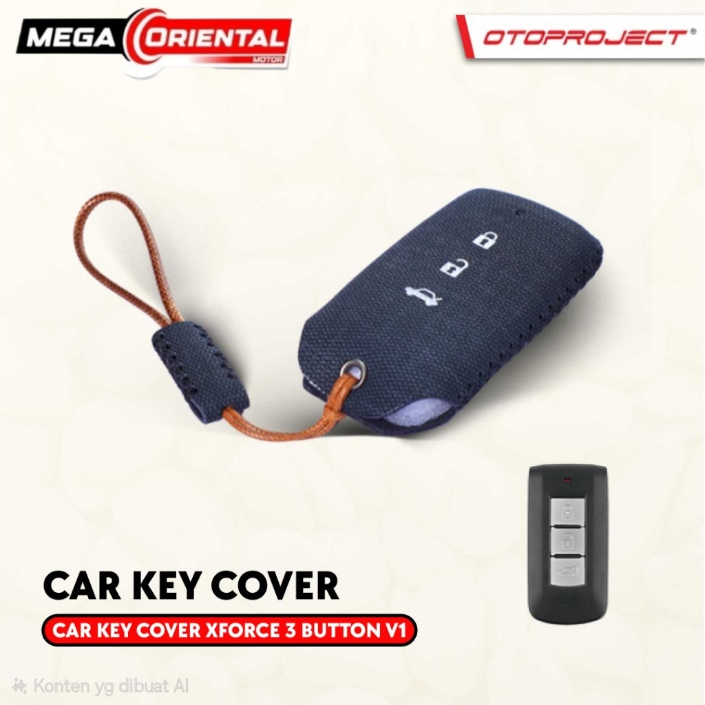 Otopproject ปลอกกุญแจรถ Mitsubishi 3 ปุ่ม V1 | Xforce Car Key Cover - Xforce Car Remote Cover