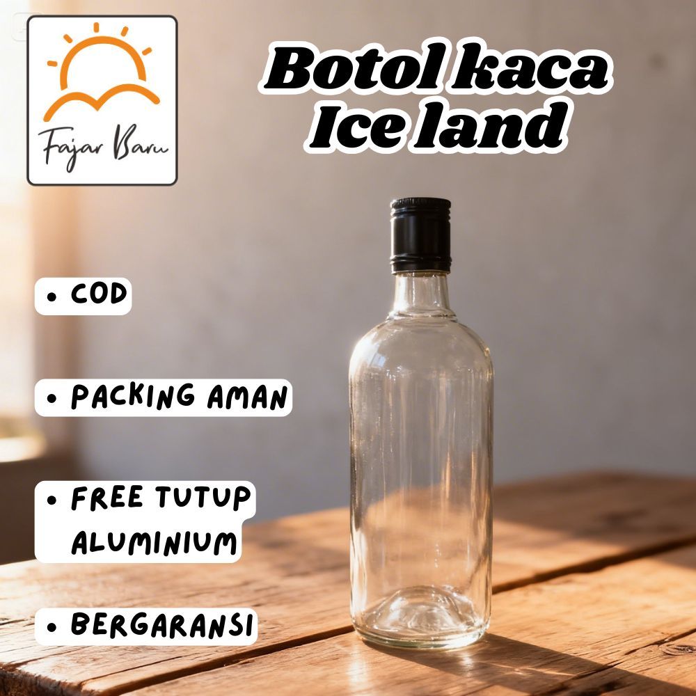 ขวดแก้ว Ice Land / 500 ml & 350 ml / ขวดแก้ว JUICE / ขวดแก้วน้ําผึ้ง / ขวดแก้วกาแฟ