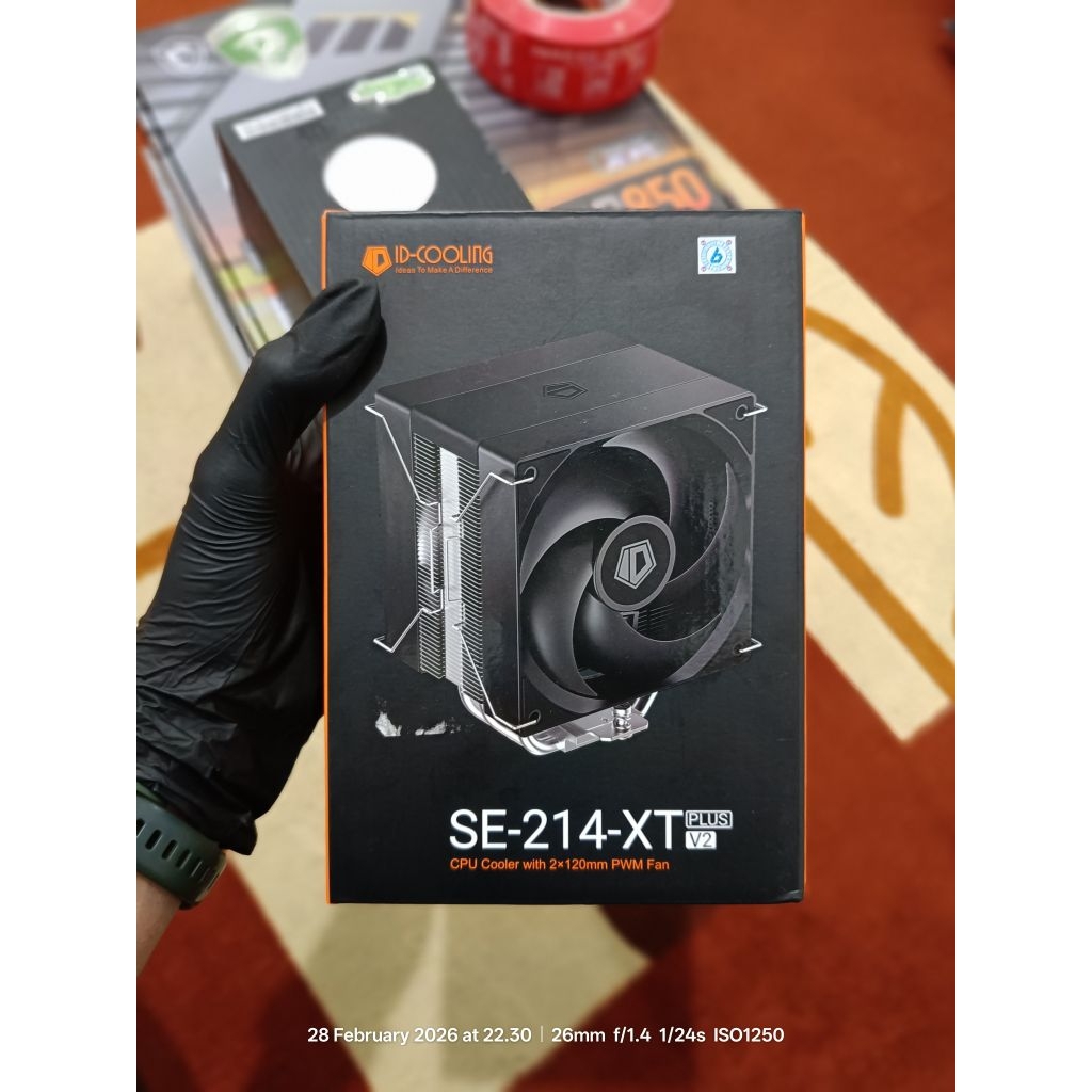 ID-Cooling SE-214-XT V2 PLUS พัดลมคู่ LIKE ใหม่