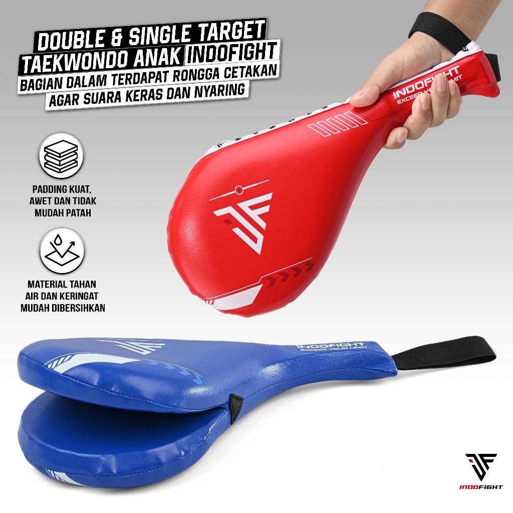 Double Target Taekwondo เสียง Indofight เด็กการฝึกอบรมเป้าหมาย Taekwondo Silat คาราเต้ Kick 2TG