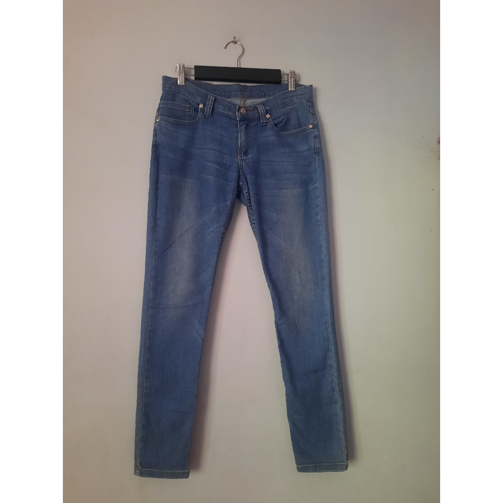 กางเกงยีนส์ผู้หญิง/ผู้ชาย Preloved Curio ไซส์ 29