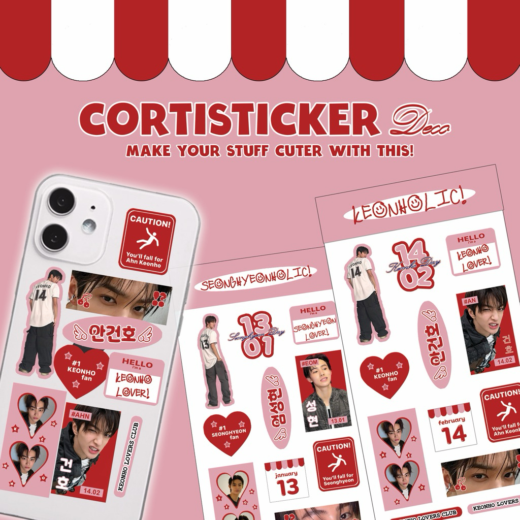 CORTIS Sticker Deco & Birthday Kit ตกแต่งน่ารัก