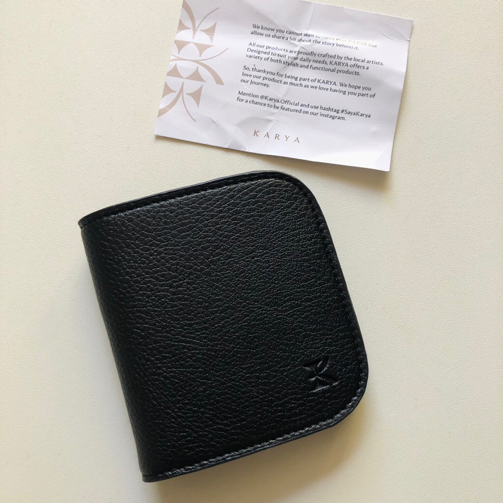 BRAND NEW MOKU Wallet สีดํา by KARYA