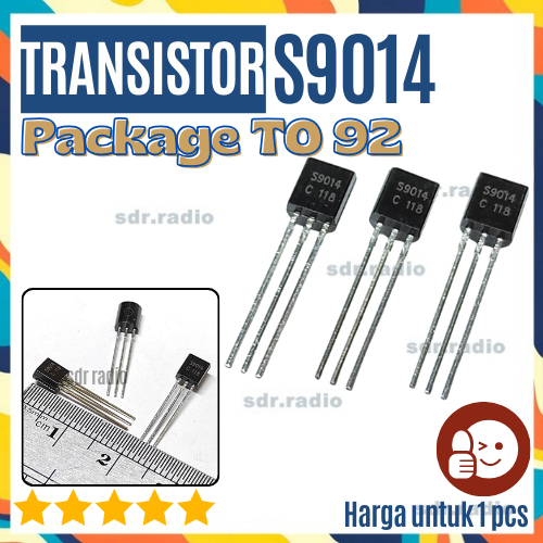 S9014 NPN 9014 TO-92 Epitaxial Silicon Planar ทรานซิสเตอร์ C9014