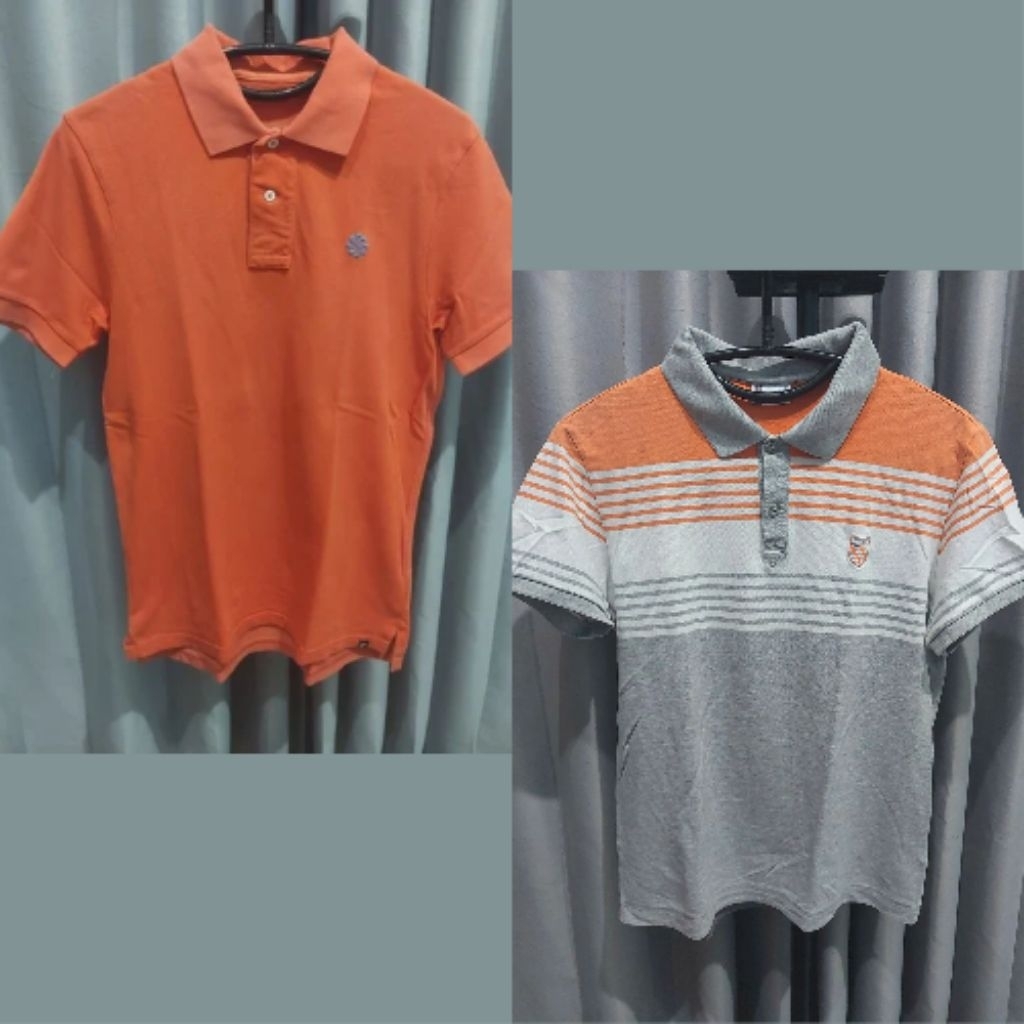 เสื้อโปโล BUNDLING 2: NIKE + KSWISS M PRELOVED