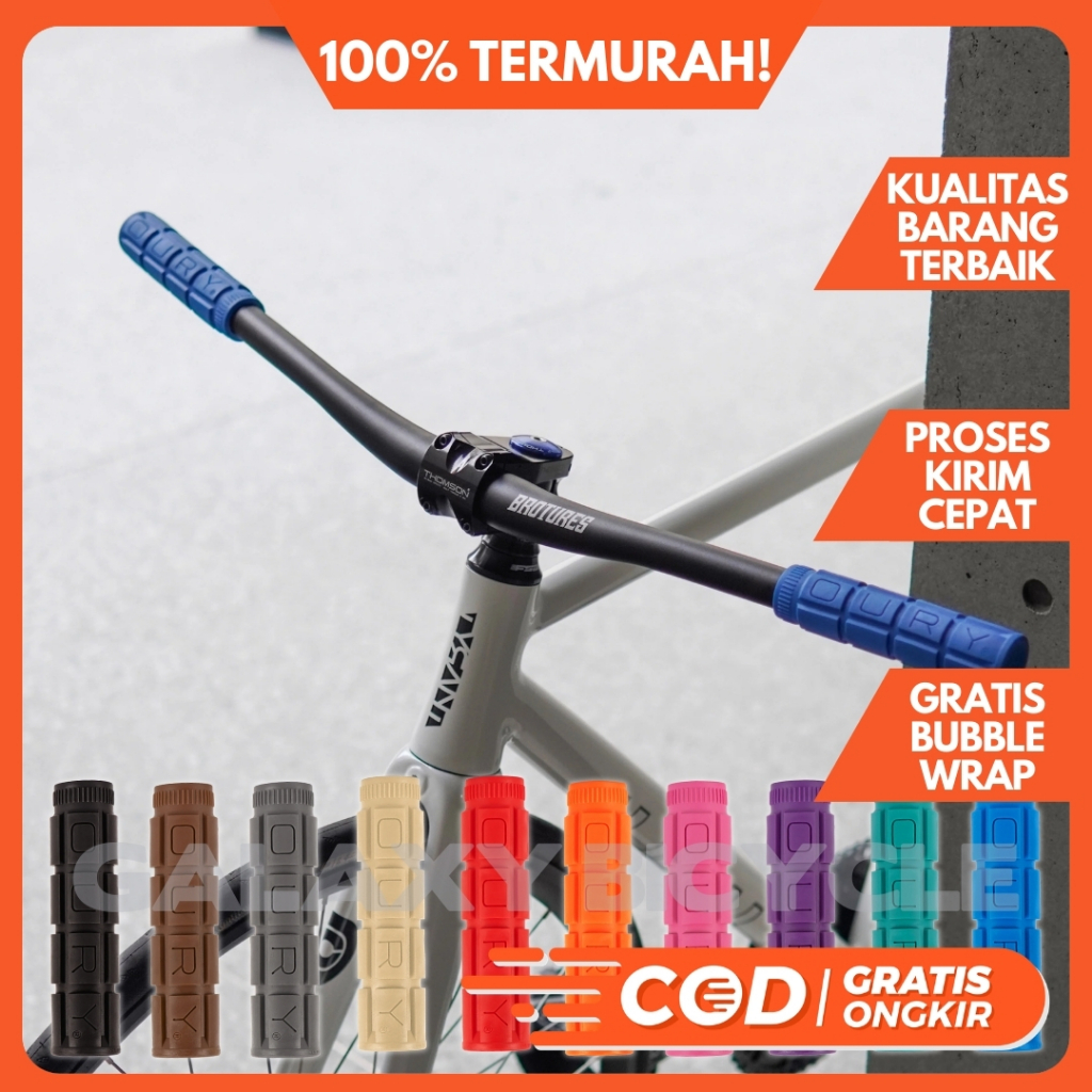 จักรยาน Hand Grip OURY V2 Single Compound MTB จักรยานพับ Fixie Commuter Bike Minivelo Minion Hybrid 