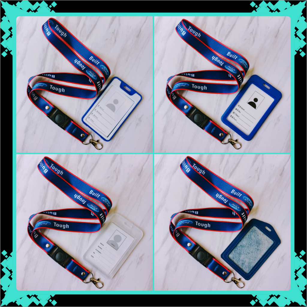 GANTUNGAN Ford Motor Company ID Card Lanyard & Frame, Holder, ID Card Holder