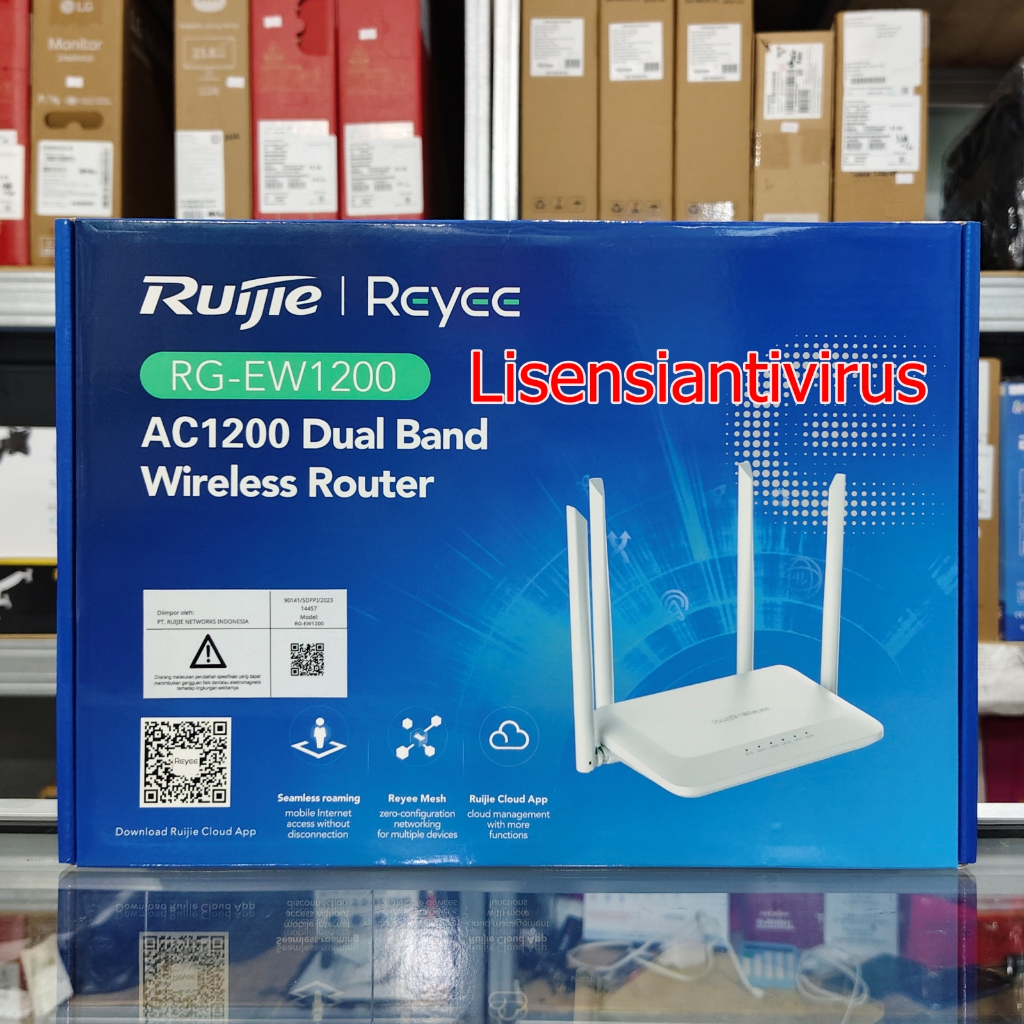 Ruijie Reyee RG-EW1200 1200M เราเตอร์ไร้สายดูอัลแบนด์ Ruijie รองรับ 5G และการบํารุงรักษาระยะไกล