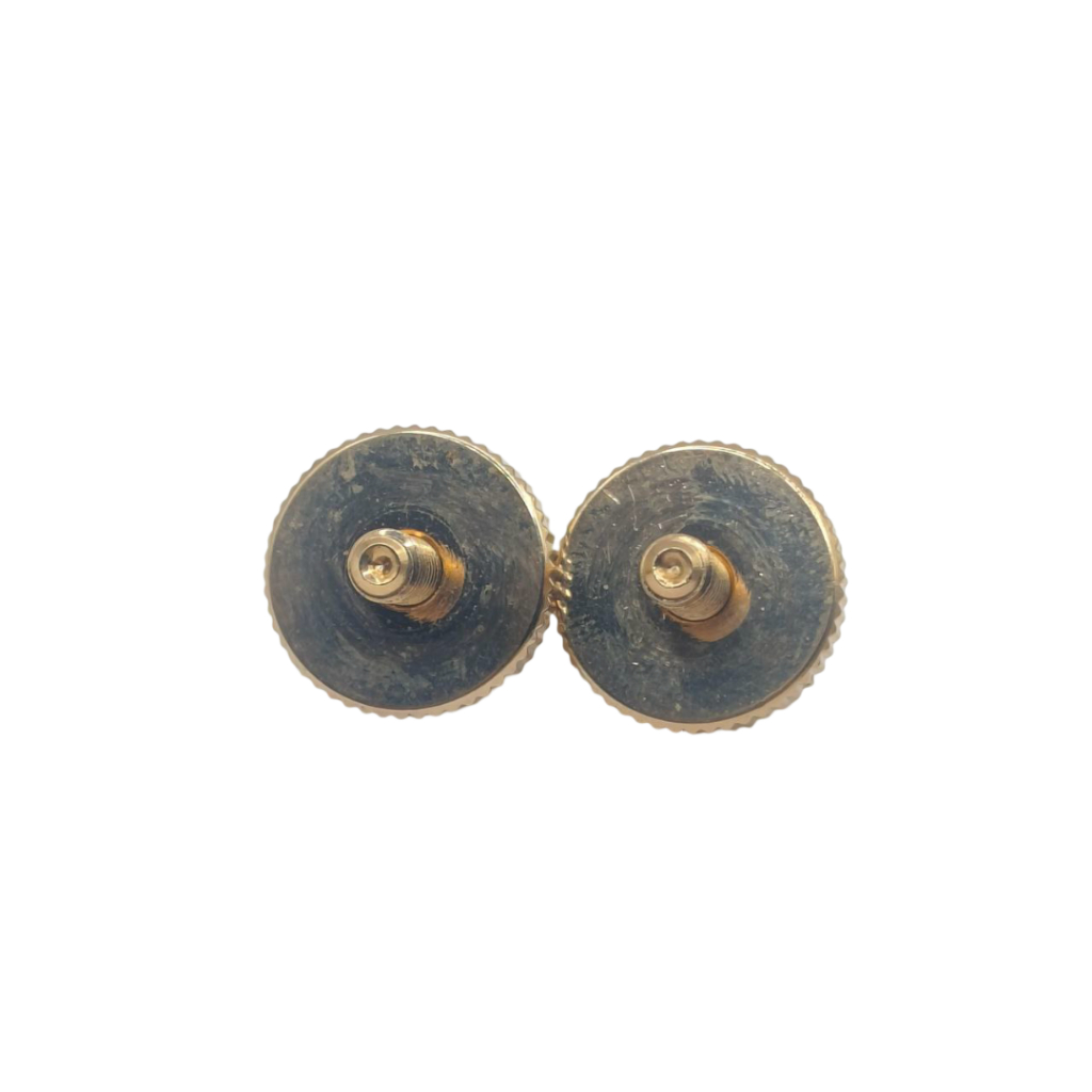 Bridge Tune O Matic Guitar Studs & Wheels Adjustable Gold 2 ชิ้น