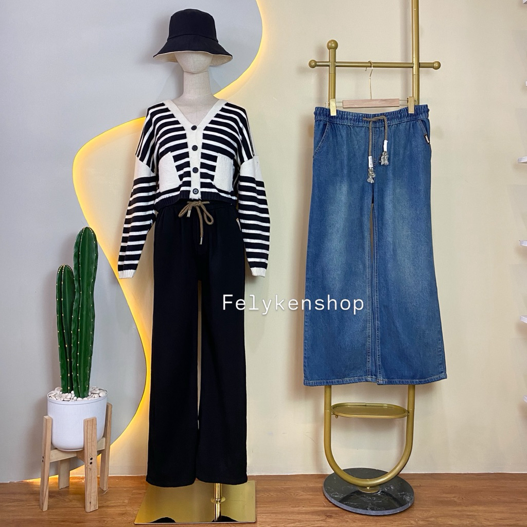 Felykenshop - กางเกงยีนส์ Kulot รหัส fx 72037//72020/72033