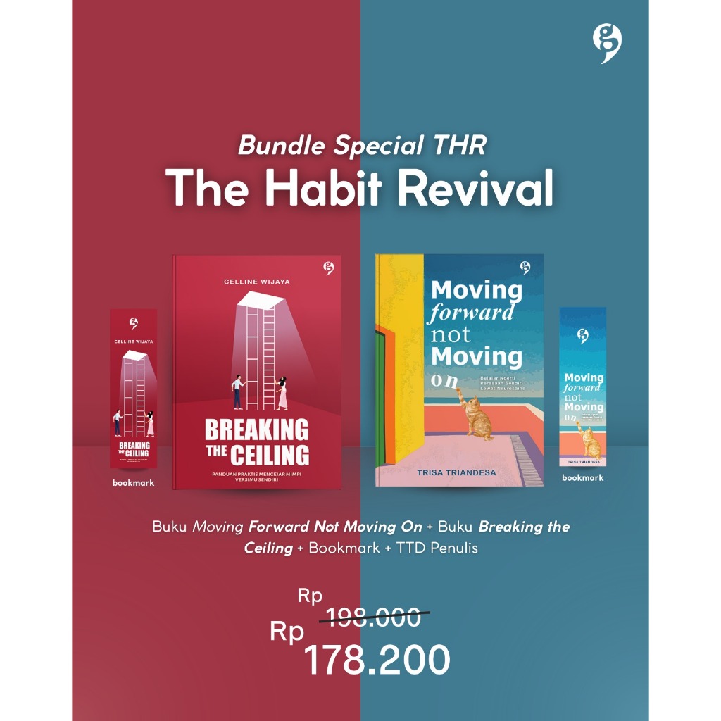 ทําลายหนังสือสร้างแรงบันดาลใจเพดาน - Celline Wijaya - GagasMedia