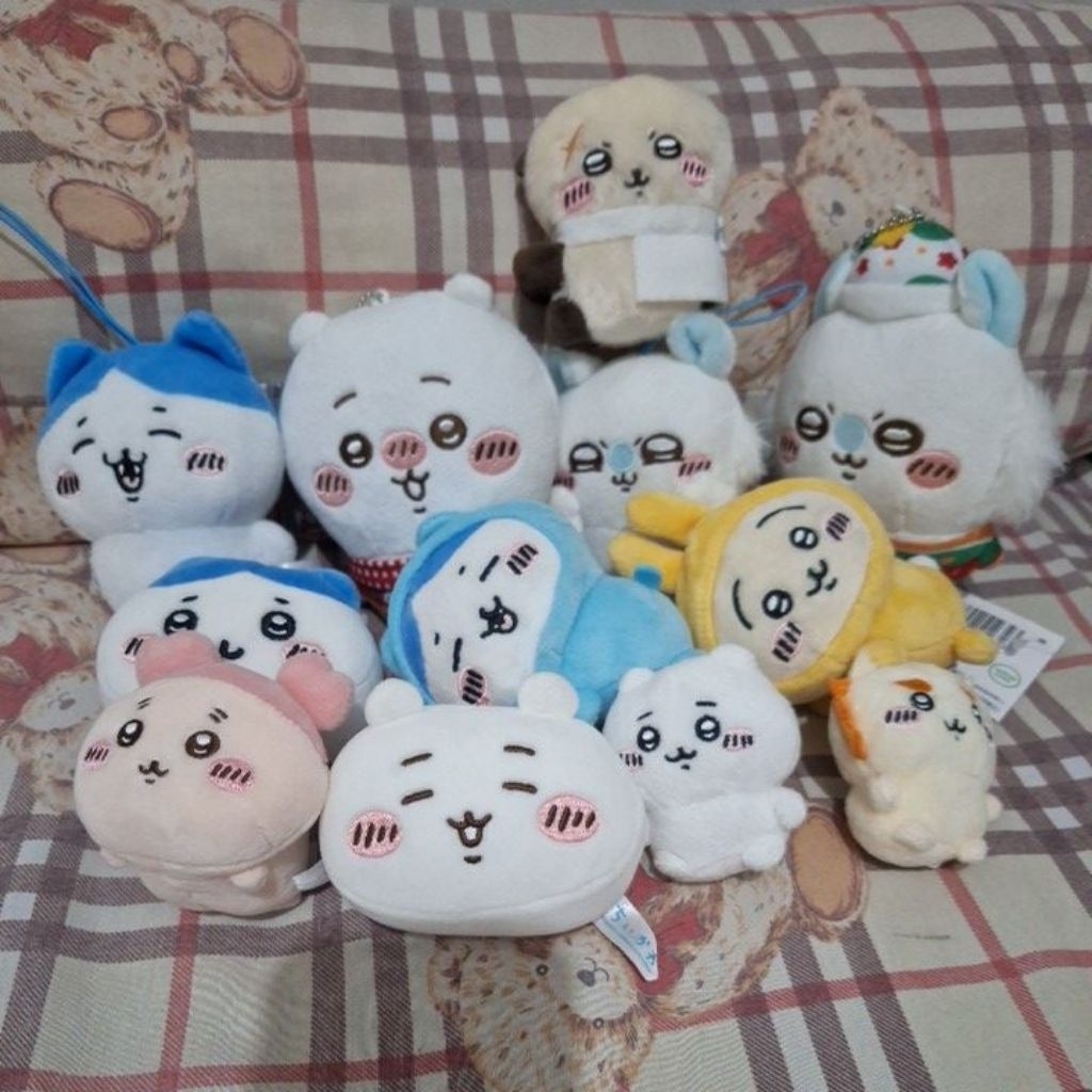 [ORIGINAL] พวงกุญแจตุ๊กตา Chikawa | ตุ๊กตาของเล่นตุ๊กตา Momonga Usagi Chikawa Shisa Furuhonya