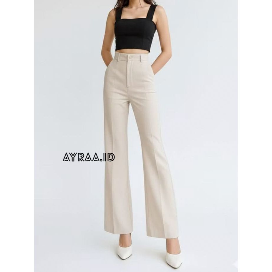 Gigi Cutbray Highwaist Pants - กางเกง Cutbray Flare สําหรับผู้หญิงล่าสุด