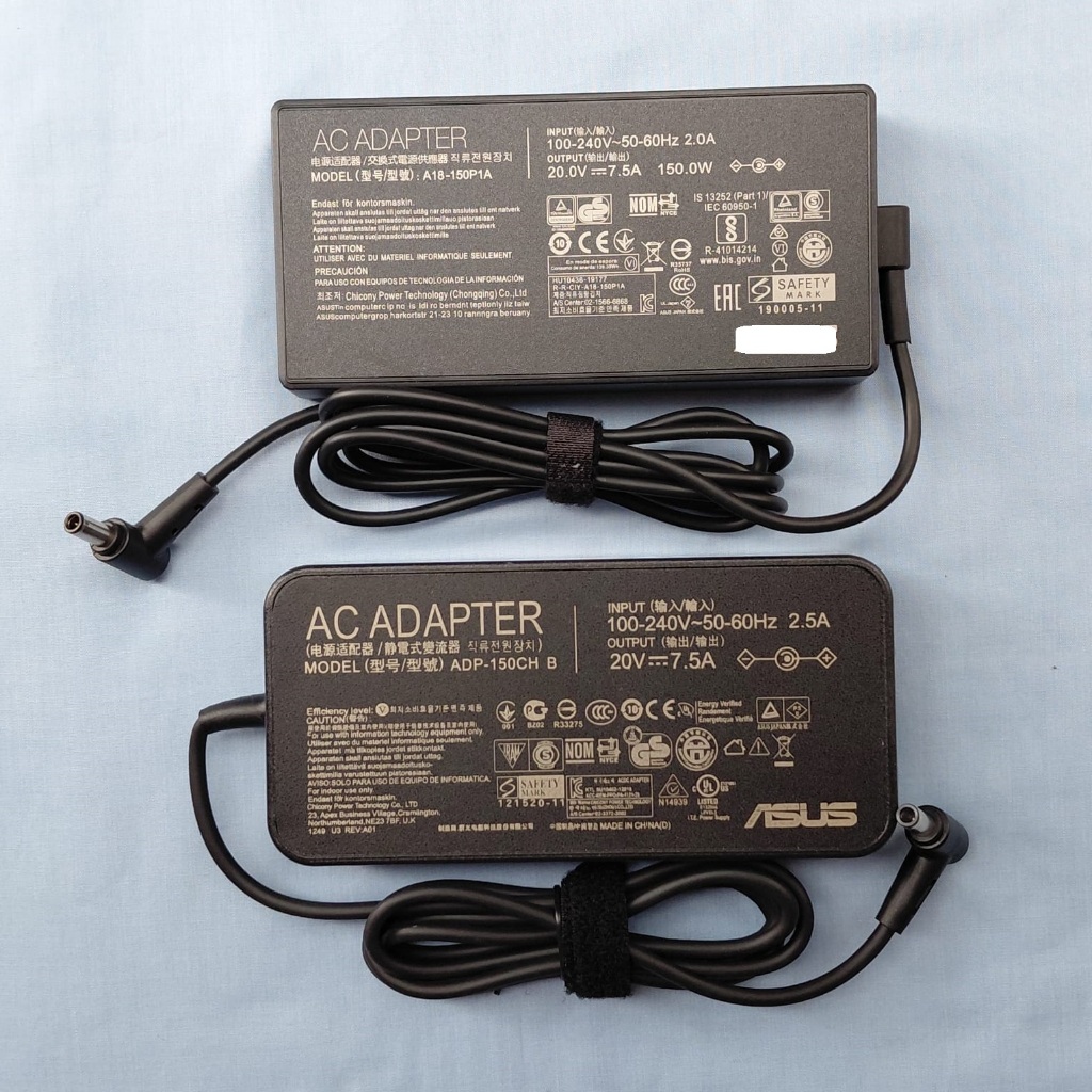 TUF ASUS ROG 20V 7.5A (6.0*3.7MM) 150W G531GD G531GT G731GT ZEPHYRUS GA401IH-HE022T GA401IH-HE042T G