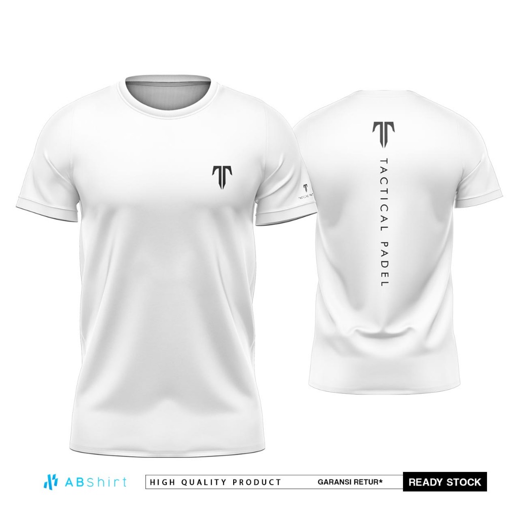 เสื้อแข่ง Team Tactical Padel รุ่นใหม่ล่าสุด - สีขาว - 2025