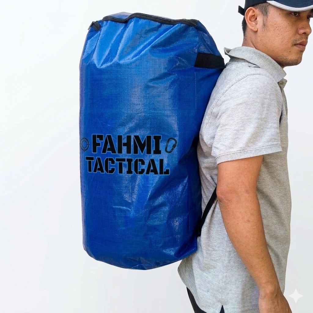 LAUNDRY CLOTHES BAG, TARPAULIN BAG