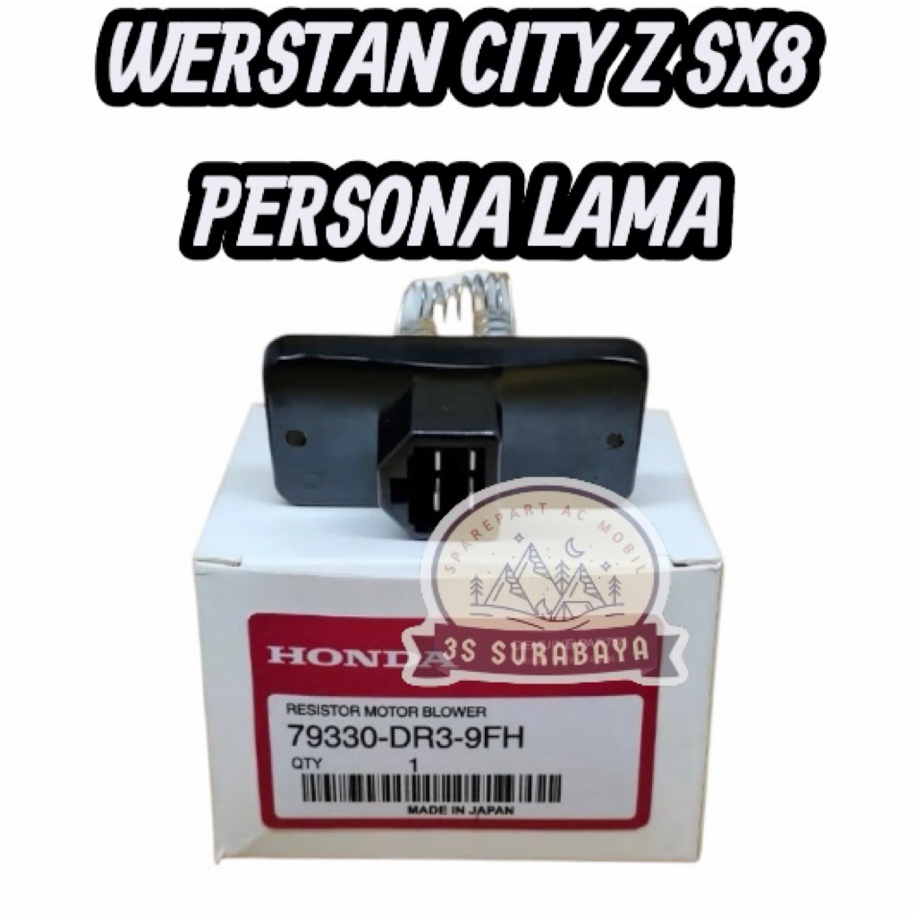 MESIN Werstan Werstand Westan Resistor Motor Blower Fan Car AC Fan Honda City SX8 Persona Lama และ H