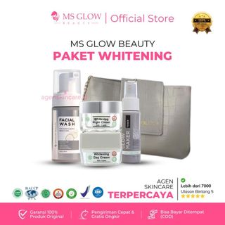 MS Glow Official Store Paket Whitening Acne Ultimate Luminous DNA Ori 100% BPOM