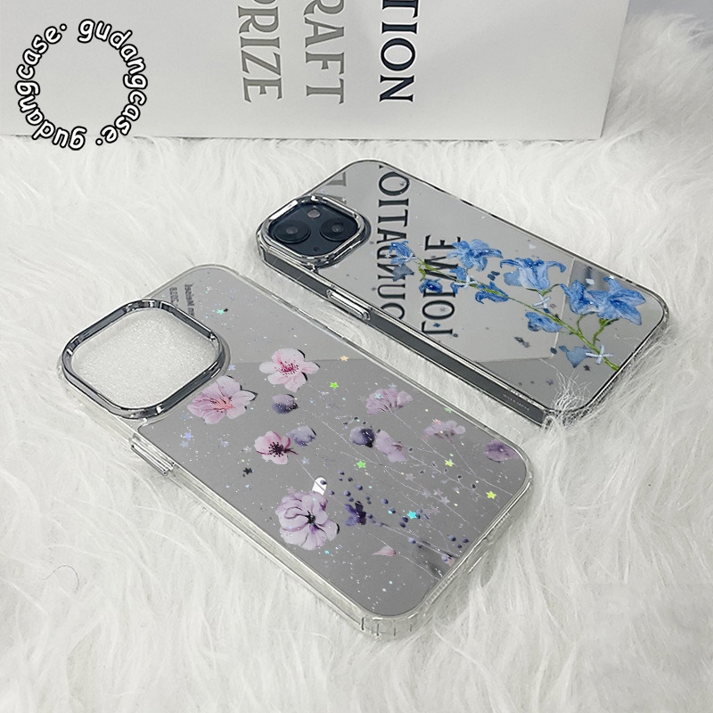 CASE CASING CLEAR CASE MIRROR HEBE สําหรับ REALME 7i C11 C12 C15 C17 C20 C21Y C25 C25Y C30 C30S C33 