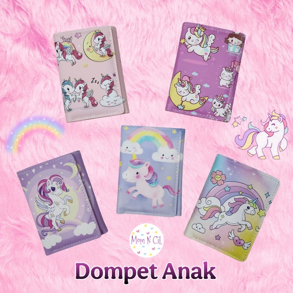 กระเป๋าสตางค์เด็กสําหรับ Eid Angpao Little Girls Unicorn Kuromi BTS Pooh Cinnamoroll MyMelody smiggl