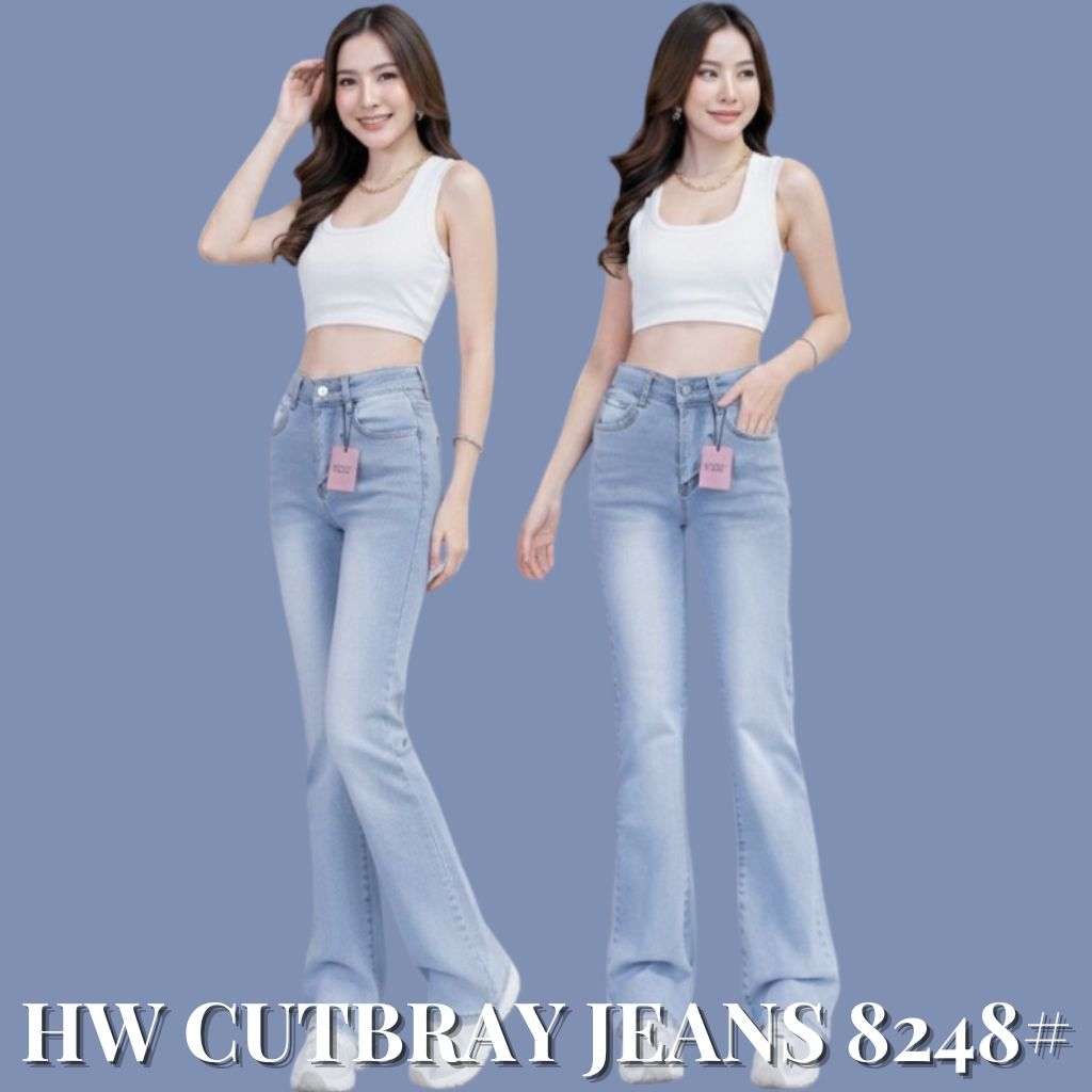 - BANGKOK MEDAN - READY HW CUTBRAY JEANS PANTS 8248 BY REVIEW