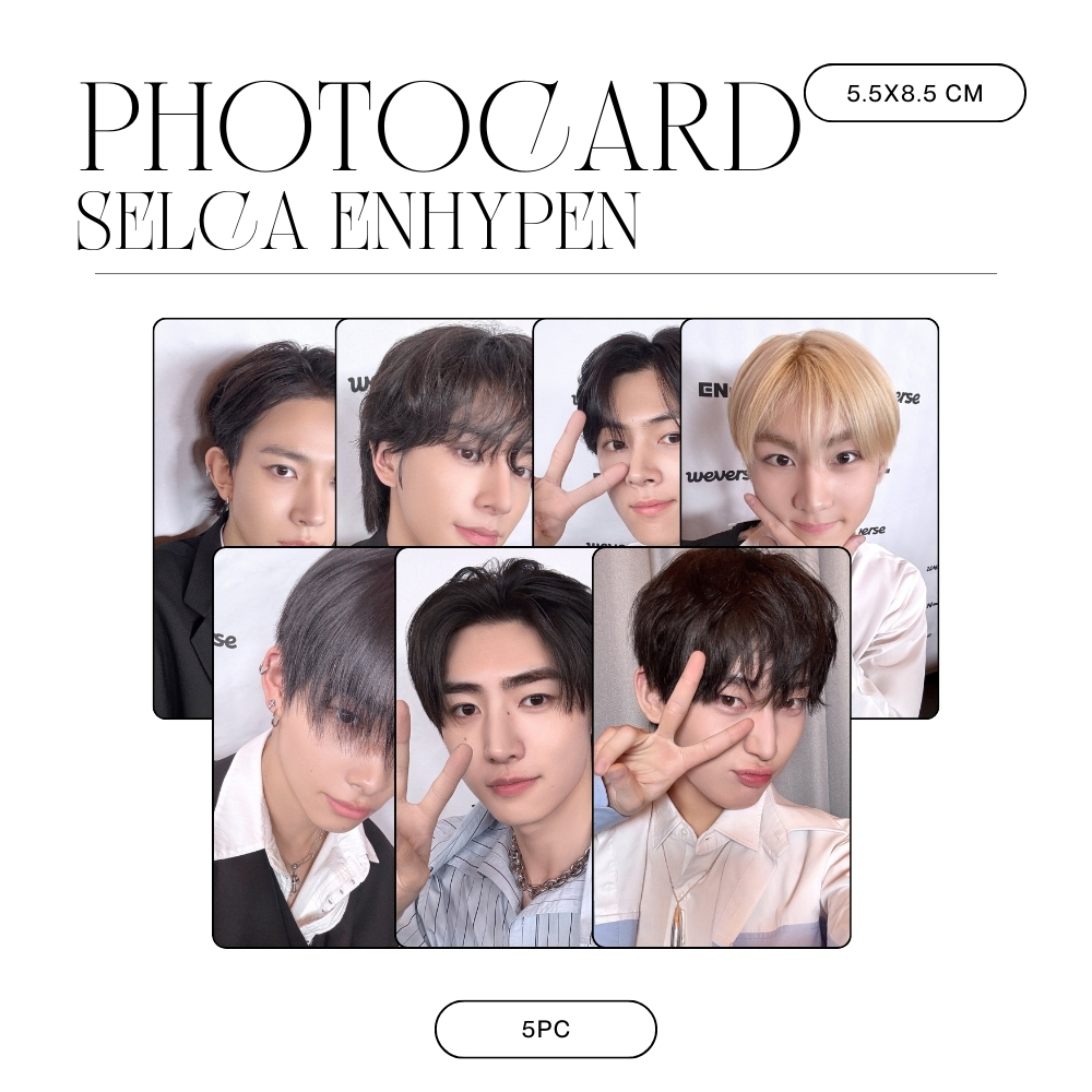 HOLOGRAM PHOTOCARD ENHYPEN SELCA DAY DREAM 5 ชิ้น การ์ด KPOP ไม่จํากัด JUNGWON JAY JAKE SUNOO NIKI