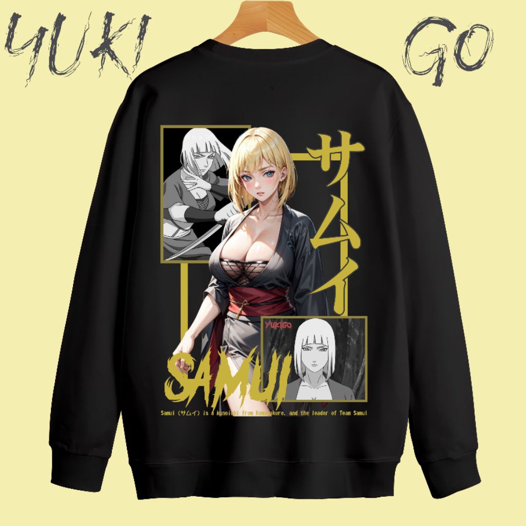 เสื้อกันหนาวตัวละครอนิเมะ Naruto Samui