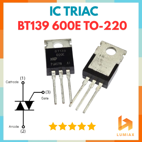 BT139 600V 12A TO-220 BT139-600 triac 12Ampere bt 139 600e ถึง 220