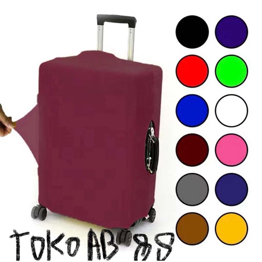 ELASTIC LUGGAGE COVER / LUGGAGE PROTECTOR WITH MANY MOTIFS