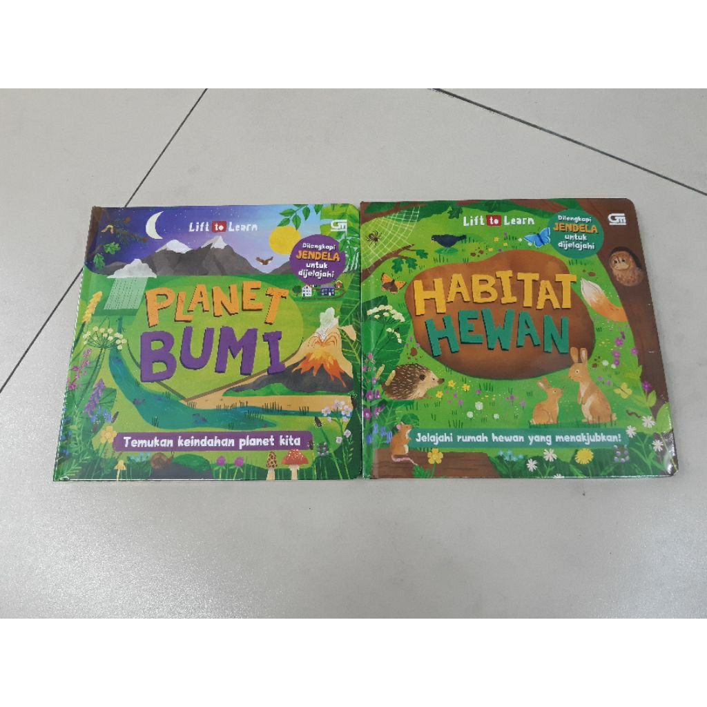 หนังสือเด็ก Series LIFT TO LEARN: PLANET EARTH / ANIMAL HABITAT
