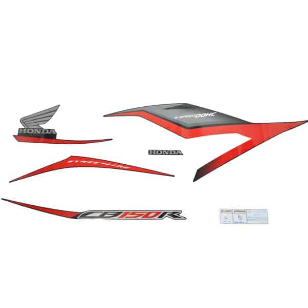 สติ๊กเกอร์ตัวซ้าย CB150R K15M Stripe Set L (สีดํา Type 1) Original AHM - 871X0K15600ZBL