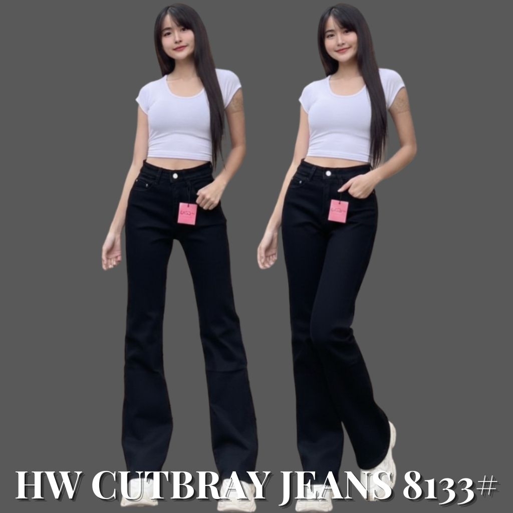 - BANGKOK MEDAN - READY HW CUTBRAY JEANS PANTS 8133 BY REVIEW