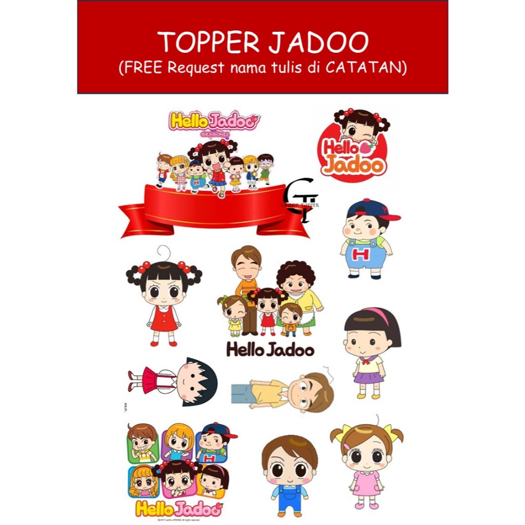 JADOO ตกแต่งเค้ก / Jadoo Topper / ตกแต่งช่อดอกไม้ / ตกแต่งตุ๊มเผิง