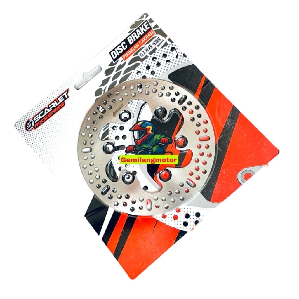 จานดิส KLX 150 G KLX 150 S 190MM SCARLET RACING