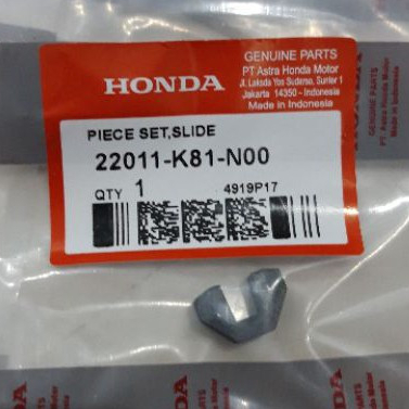 SLIDER PIECE SET SLIDE CLIP ROLLER HOUSE BEAT VARIO SCOOPY SPACY 22011-K81-N00