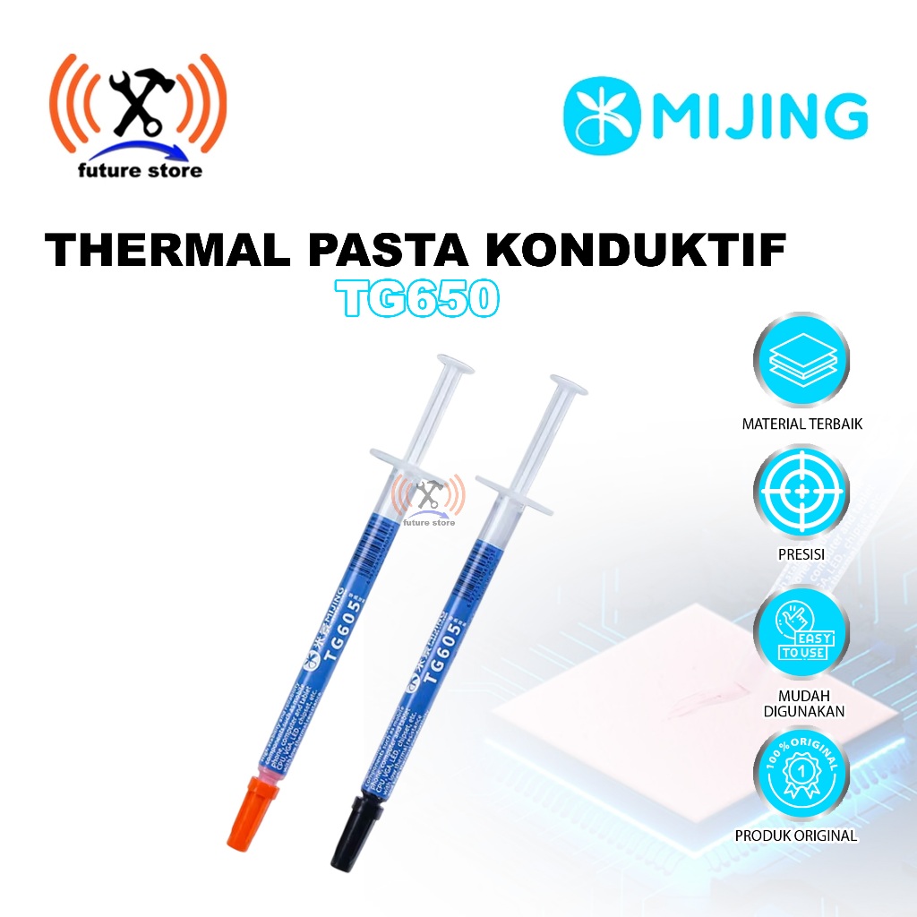THERMAL GREASE MIJING TG650 BLACK PINK ORIGINAL - THERMAL PASTE MIJING TG650 รับรองต้นฉบับ - THERMAL