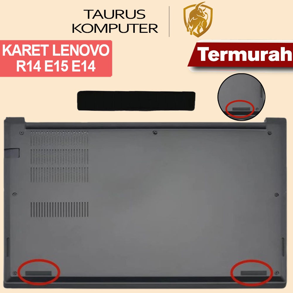 แผ่นยางฟุต Lenovo Thinkpad R14 E14 E15 เคสกันลื่น