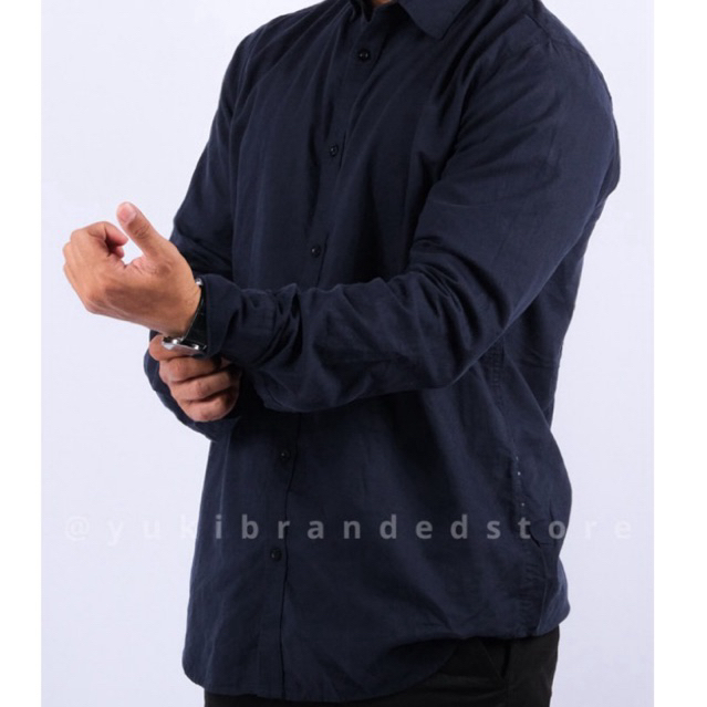 KEMEJA Yuki Branded Store| เสื้อเชิ้ตผู้ชาย Comfort| เสื้อเชิ้ต Spl*sh Slimfit