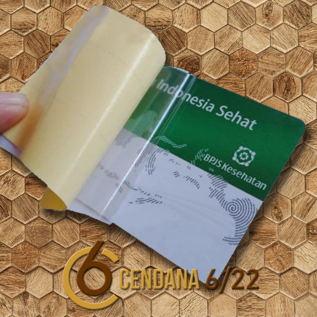 ตัวป้องกันซิมการ์ด KTP ป้องกันรอยขีดข่วน 50 แผ่น NPWP BPJS