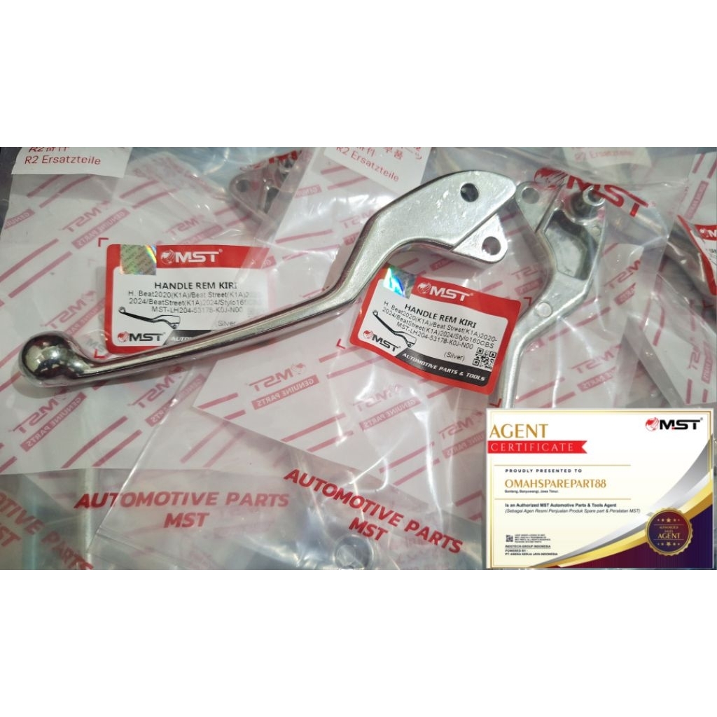 มือเบรคซ้าย honda Beat 2020 k1a best Street k1a2020-2024 Beat Street k1a 2014 stylo160 cbs รหัส k1A 