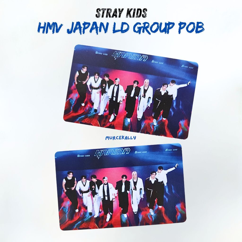 Stray Kids KARMA HMV Japan LD Lucky Draw Photocard Group POB - อย่างเป็นทางการ