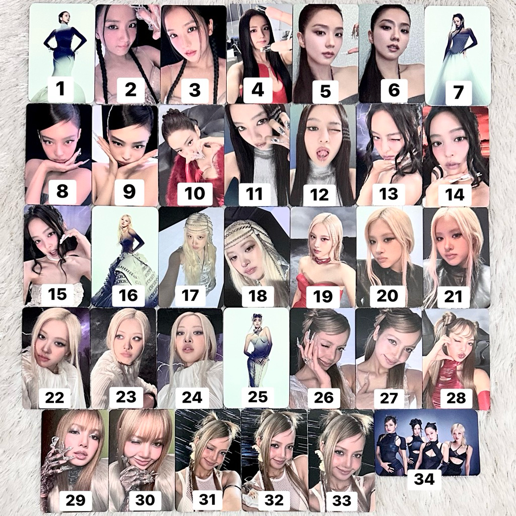 โฟโต้การ์ดอย่างเป็นทางการของ BLACKPINK DEADLINE