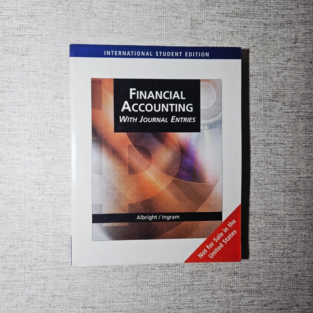 การบัญชีการเงินพร้อมวารสาร Entries: Albright & Ingram
