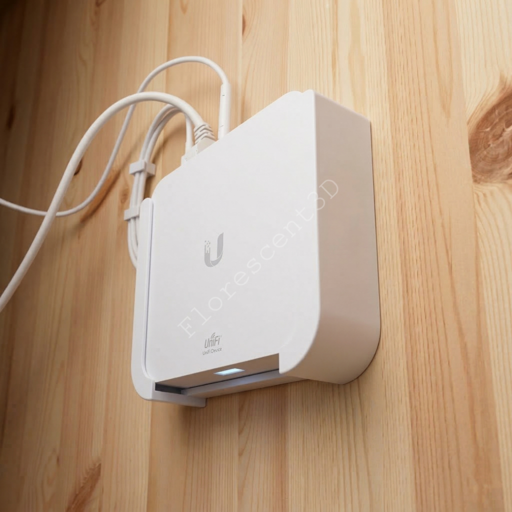 ขายึดติดผนัง UCG-Ultra Unifi Ubiquiti Cloud Gateway Ultra Holder ภายใต้อุปกรณ์เสริมโต๊ะ - F3D