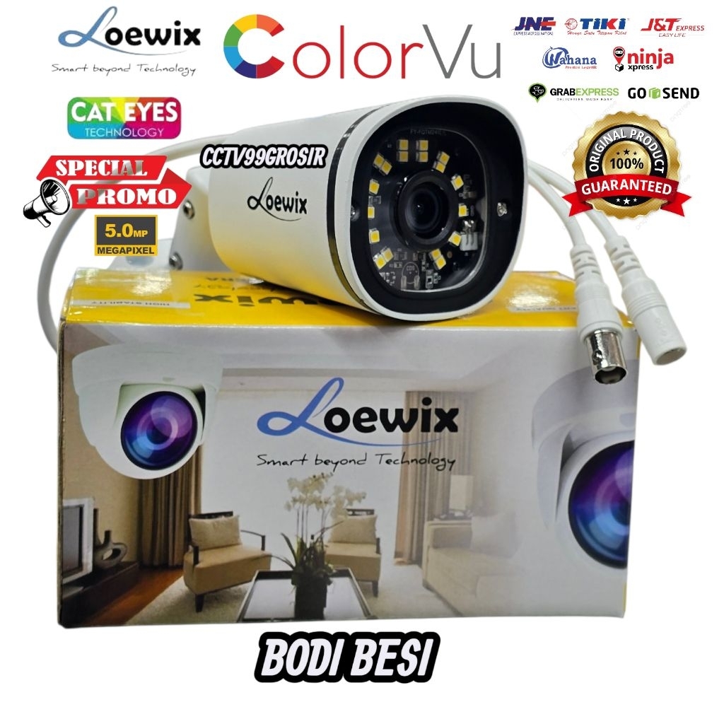 LOEWIX LX-15F550 กล้องวงจรปิด AHD ภายนอก FULL HD