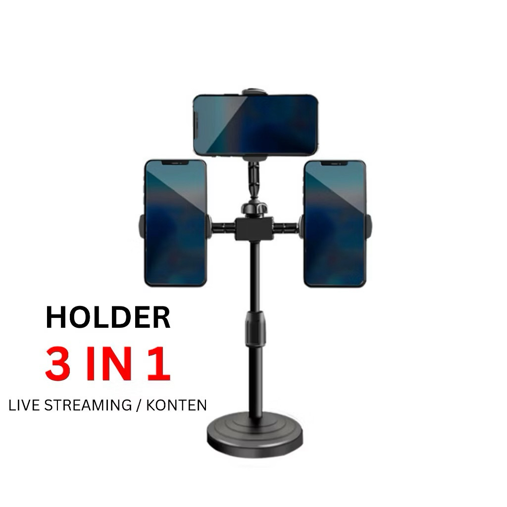 HP 3 in 1 Multidoking Phone Holder Livestreaming Phone Holder