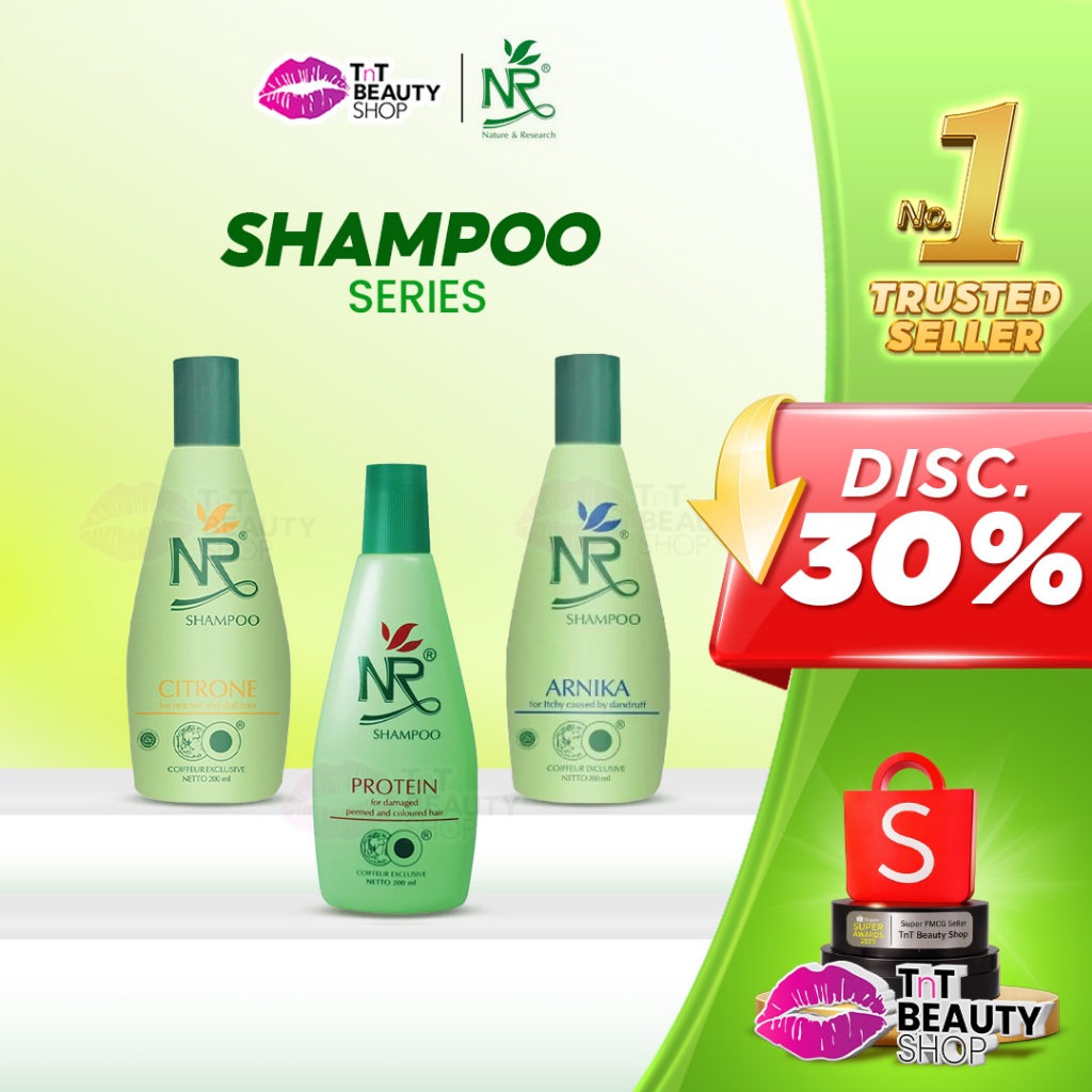 NR Shampoo Arnika, Citronella, EL และโปรตีน 200ml - ผลิตภัณฑ์ดูแลเส้นผมเพื่อสุขภาพและเงางาม