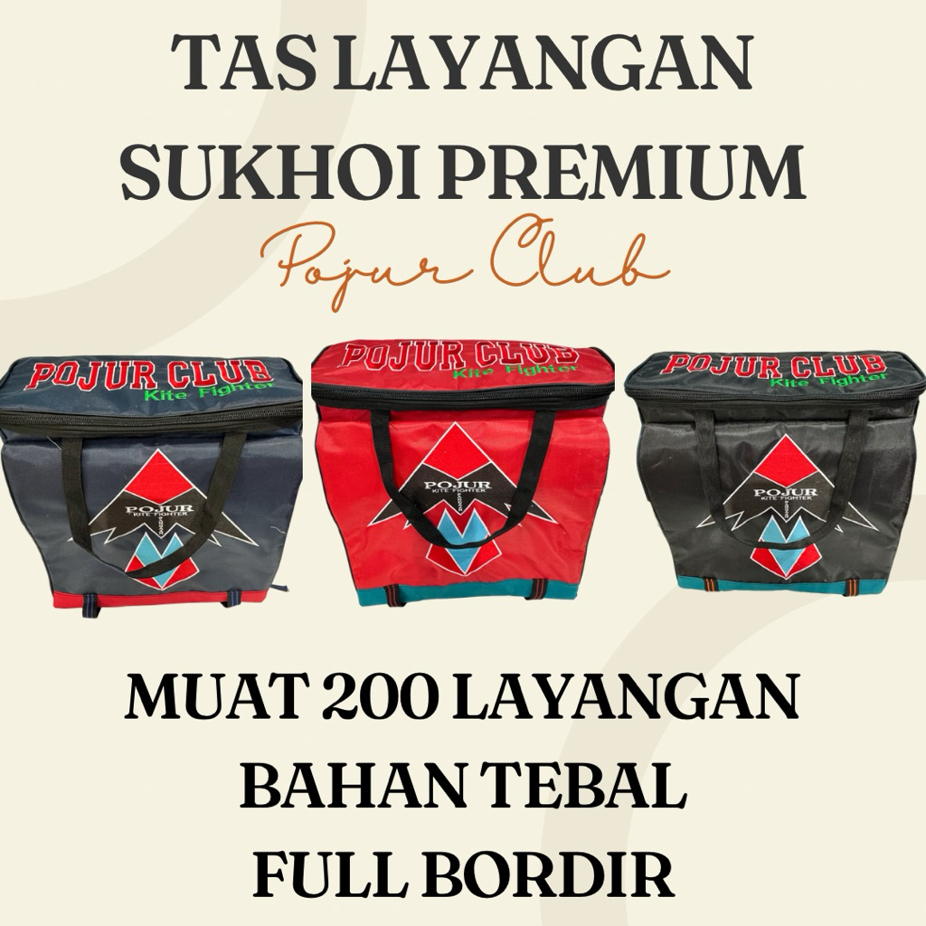 Shukoi Premium Fighting Kite Bag with Pojur Club Motif