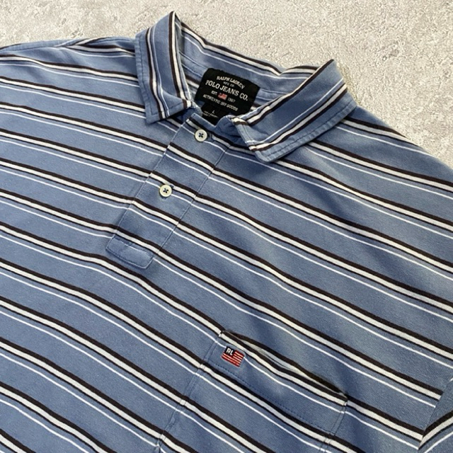 Polo Jeans Company Polo Ralph Lauren Rugby Polo Flag Logo