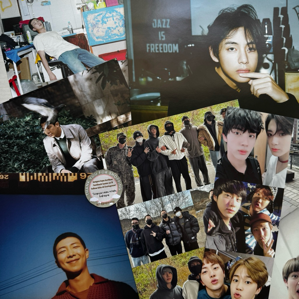 CLEARANCE - POSTER และ BIRTHDAY MERCH งาน BTS เกาหลี official RM, TAEHYUNG, Jin Suga Jhope jimin jun